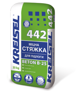 Стяжка для пола прочная 15-80мм BETON B-25 KREISEL 442 (25кг) - фото 1 - id-p1761891356