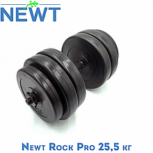 Гантель розбірна композитна домашня гантель пластикова для тренувань Newt Rock Pro 25,5 кг