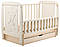 Ліжко Babyroom Умка DUMYO-3 маятник, ящик, відкидний бік бук слонова кістка, фото 4