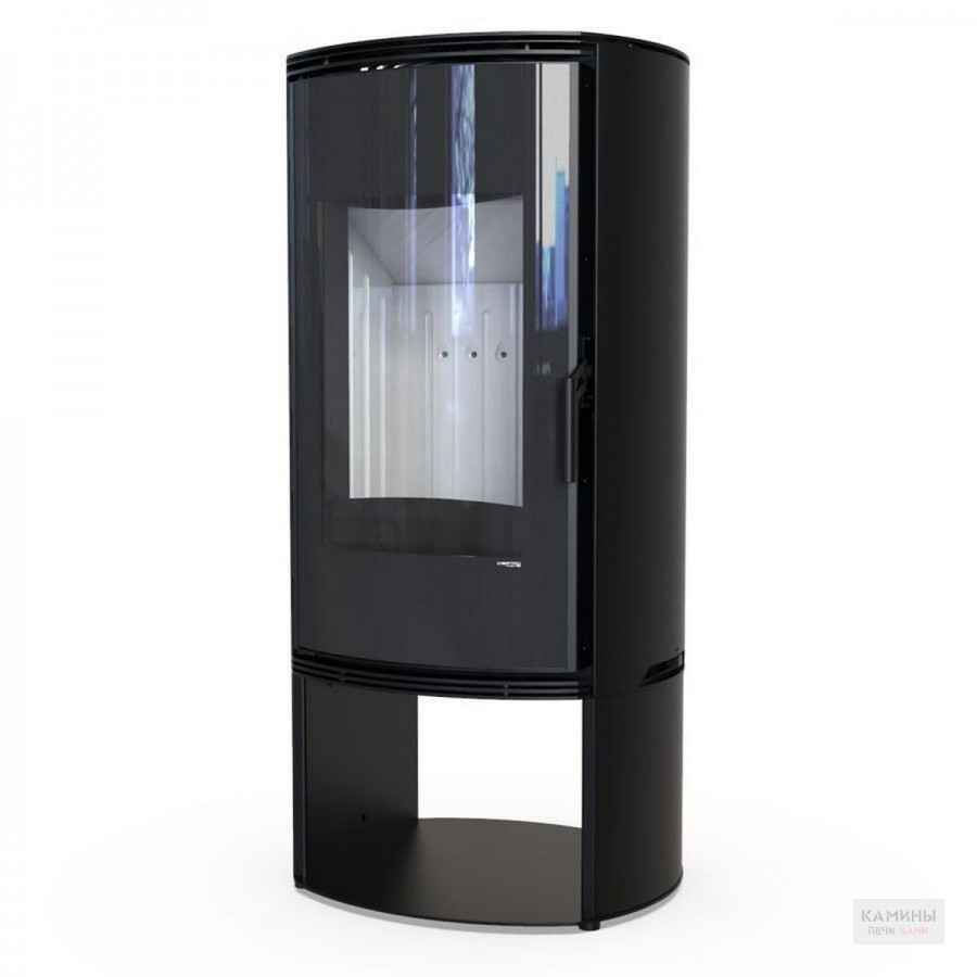 Сталева піч Defro Home ORBIS LOG Чорний, фото 1