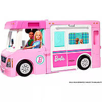 Ігровий набір Барбі Кемпер-трансформер для подорожей Barbie 3-in-1 DreamCamper Vehicle GHL93