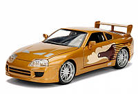 Машина металева jada форсаж Тойота Супра (1995) голд, масштаб 1:24 - Машинки форсаж