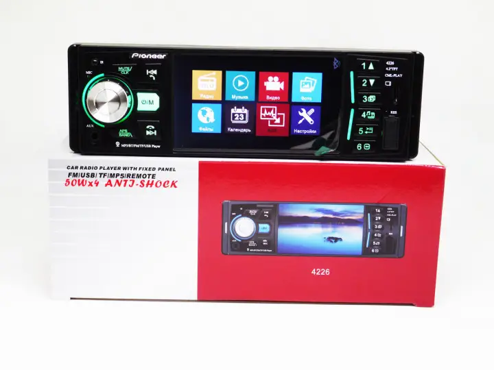 Автомагнітола Pioneer 4226 з дисплеєм 4.2" дюйма