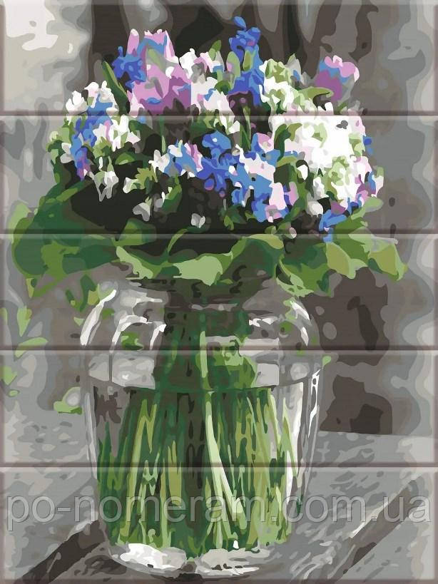 Розмальовка для дорослих ArtStory Букет квітів (ASW232) 30 х 40 см