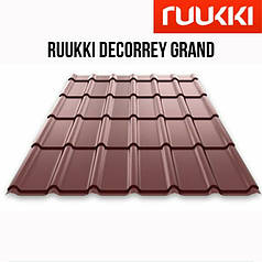 Металочерепиця Ruukki Decorrey Grand 0,5 мм PuralMatt BT — RR