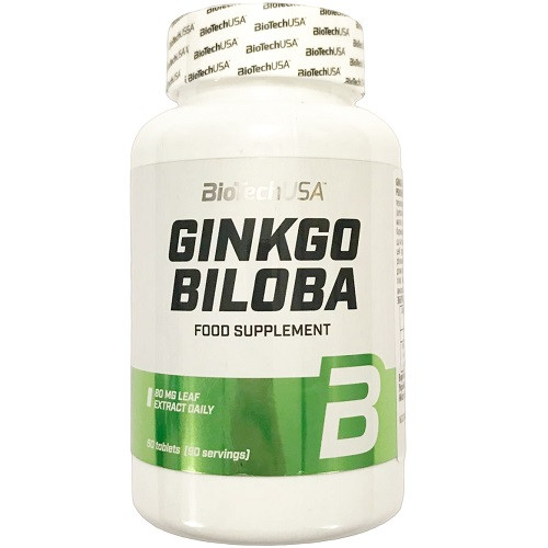 Препарат для судин мозку Biotech USA Ginkgo Biloba (90 таблеток.), фото 1