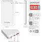 Батарея універсальна ColorWay 10 000 mAh Slim (USB QC3.0 + USB-C Power Delivery 18W) White (CW-PB100LPG3WT-PD), фото 4
