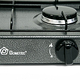 Газова плита кухонна Domotec MS-6602 на 2 конфорки, фото 6