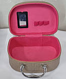 Косметичка скринька, кавова, велика, фото 7