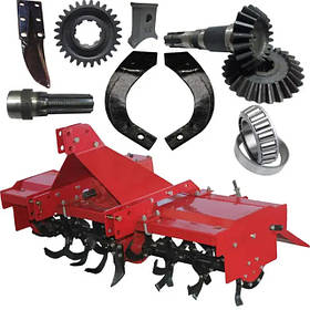 Запчастини для китайських грунтофрезів 1GQN, 1GQM, ДТЗ, ЗАРЯ