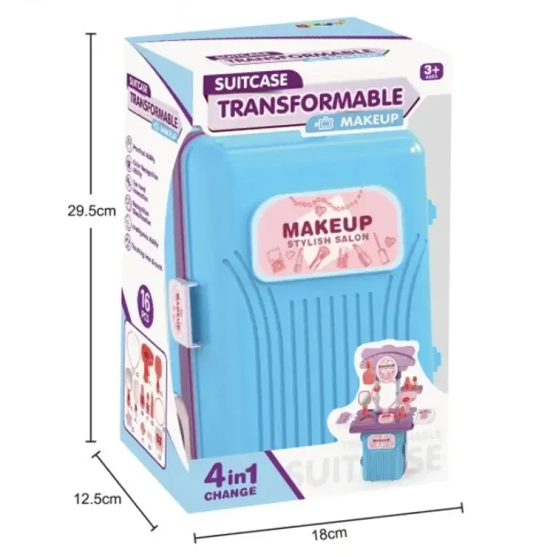 Набор для детского творчества Suitcase Transformable Makeup | Детский чемодан - фото 4 - id-p1761887746