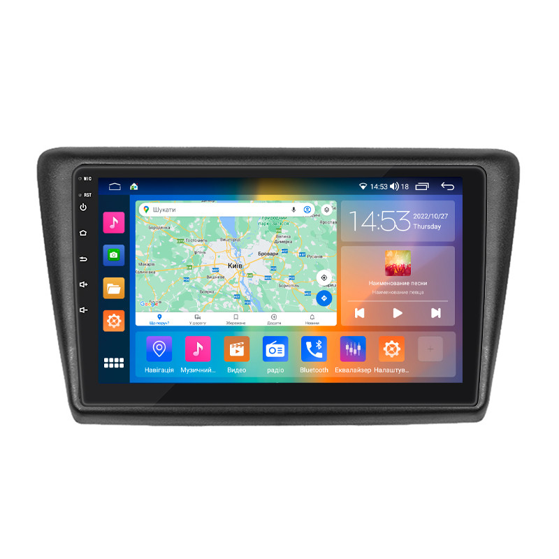 Магнітола Lesko для Skoda Rapid I 2012-2017 IPS 9" 4/64 Gb CarPlay 4G Wi-Fi GPS Prime dsp процесор Рапід