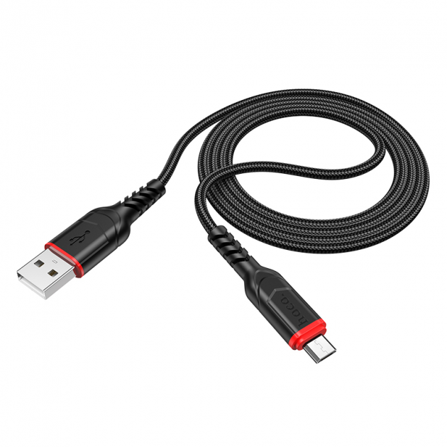 USB кабель Hoco X59 Micro 2.4A 1m черный