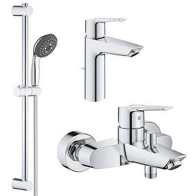 Набір змішувачів 3 в 1 для ванної кімнати M-Size Grohe QuickFix Start UA202301MQ