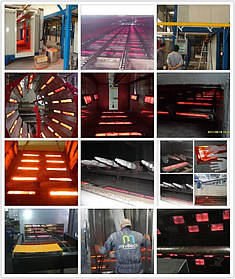 Інфрачервоні пальники SBM для камер порошкового фарбування та запікання