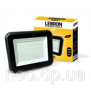 Прожектор LED 100W Lebron 6200K 8000Lm