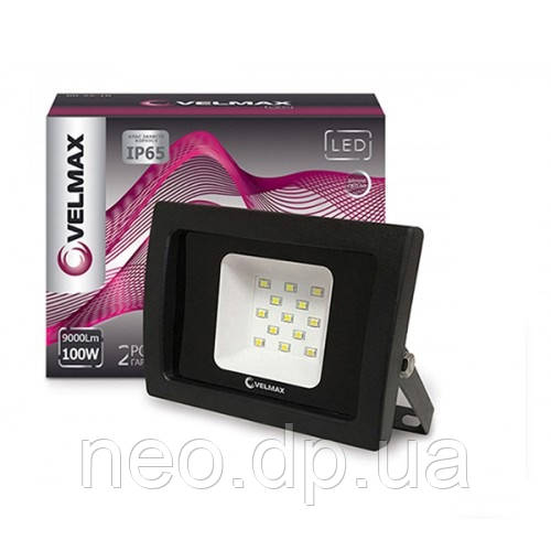 Прожектор LED 100W Velmax 6200K 9000Lm