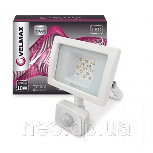 Прожектор LED 10W Velmax 6200K 900Lm