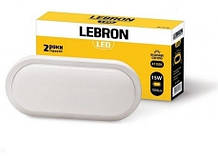 Світильник світлодіодний Lebron L-WLO 15W овал 4100K 1300Lm