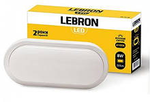Світильник світлодіодний Lebron L-WLO 8W овал 4100K 720Lm
