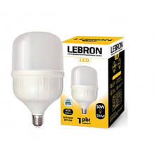 Лампа світлодіодна Lebron L-А138 50W 4500 Lm Е27-E40 6500k