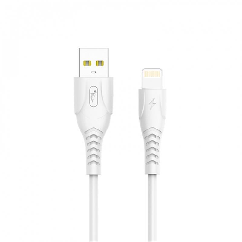 Кабель SkyDolphin S08L USB - Lightning 1м, White (USB-000560)