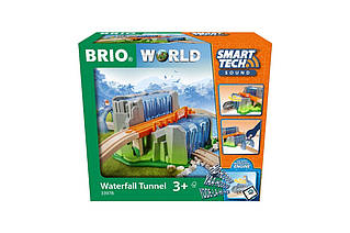 Тунель із водоспадом для залізниці Brio Smart Tech