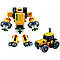 Трансформер Тобот 525-1-2 Tobot, міні робот+транспорт 12 см, дитячий, рухається, іграшка для дітей, фото 2
