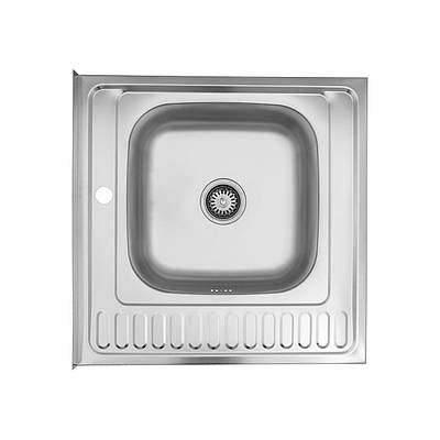 Кухонна мийка Kroner KRP Satin-6060R (0,6 мм)