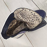 Дитячі демісезонні черевики для дівчинки Bessky сині, фото 5