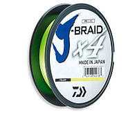 Шнур Daiwa J-Braid x4 0.17мм 8.4кг Yellow 270м