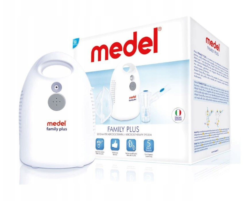 Інгалятор із струменевим небулайзером Medel Family Plus