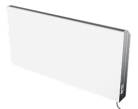 Обігрівач керамічний конвекційний Model S 150 із терморегулятором Smart Install 24 кв.м. Нержавіюча сталь, NFC, Білий