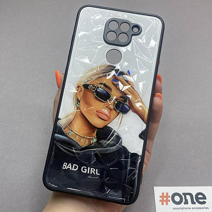 Чохол для Xiaomi Redmi Note 9 Ladies з принтом із дівчинкою чохол на телефон сяомі редмі нот 9 білий, фото 1