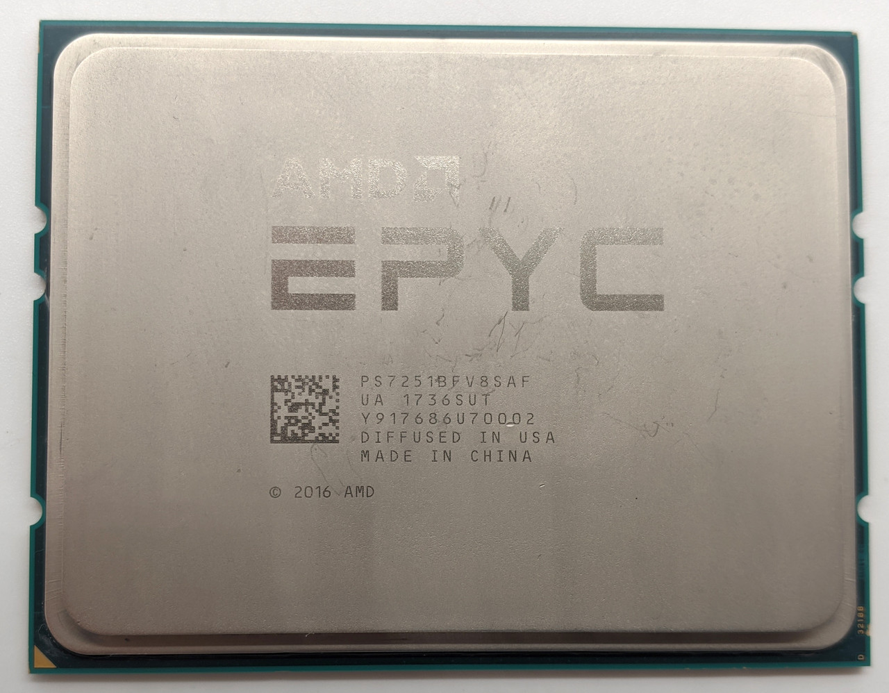 Процесор AMD EPYC 7251 / SP3 / 8 Cores / 16 Threads / 2.1 Ghz
