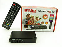 Цифровой эфирный приемник приставка TV тюнер Т2 Operasky OP-407 USB