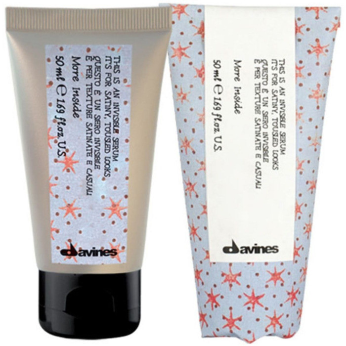 Невидима сиворотка для недбалого стайлінгу з сатиновим блиском Davines More Inside Invisible Serum 50 ml
