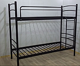 Дитяче двоярусне металеве ліжко розбірне Маргарита, фото 5