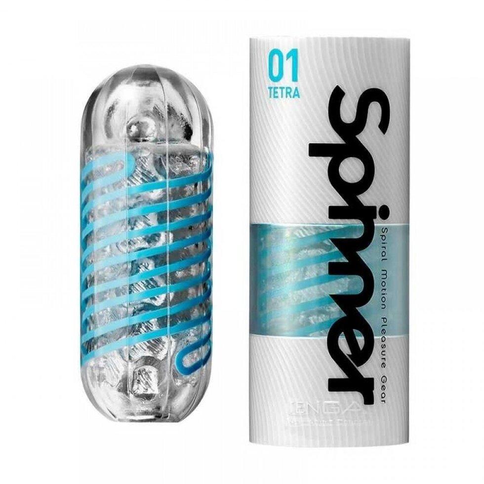 Спіральний макторбатор 01 Tenga Spinner Masturbator Tetra 13x4.5 см