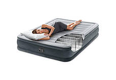 Intex 67768 надувне ліжко Comfort Plush (191x137x33 см) з вбудованим електронасосом, фото 6