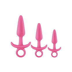 Набір світильних анальних проторів NS Novelties Firefly Prince Kit Pink