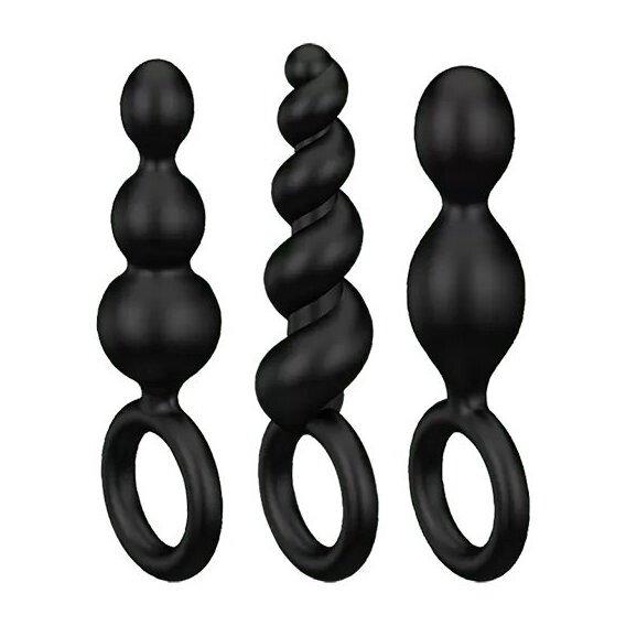 Набор анальных цепочек Satisfyer Booty Call set of 3 Black