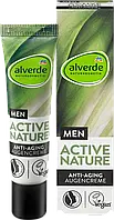 Крем для кожи вокруг глаз alverde MEN Active Nature Anti-Aging Augencreme, 15 мл