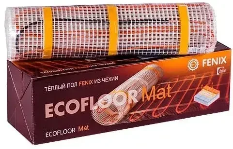 Мат під плитку нагрівальний, підлога тепла електрична з регулятором Fenix LDTS 160/960 Вт/ 6.0 м²