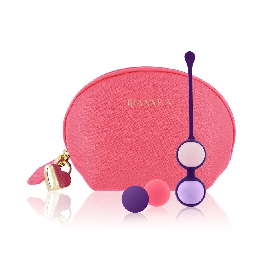 Вагінальні кульки 4pcs Rianne S Pusy Playballs Coral Rose