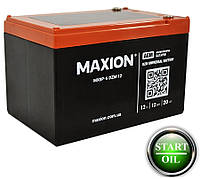 Аккумулятор тяговый MAXION 6-DZM-12 (12V, 12A)