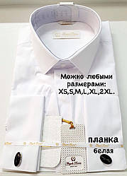 Біла сорочка Angelo Roma з запонками