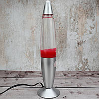 Светильник ночник Лава лампа с парафином Красная Lava Lamp подсветка Высота 34,5 см (Оригинальные фото)