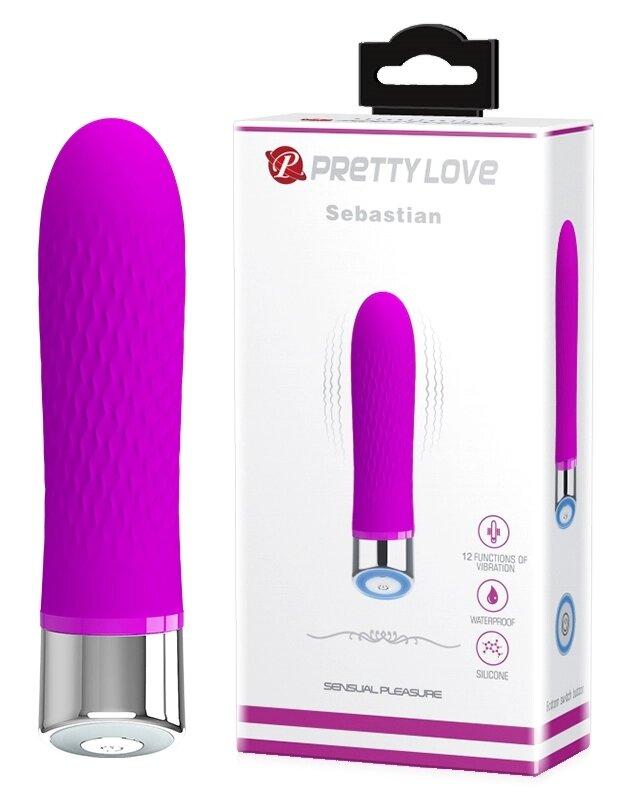 Вібраційний масажер Pretty Love Sebastian Purple, BI-014611 Series