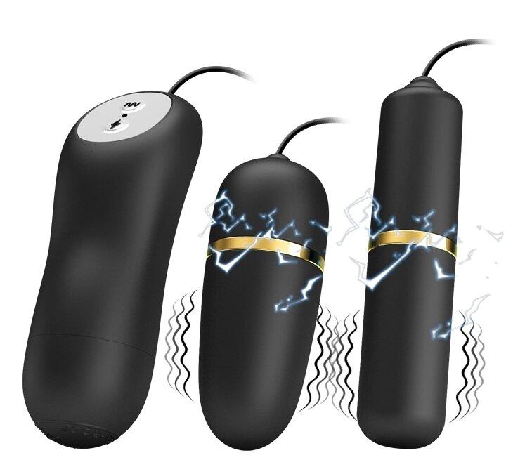 Vibro-Electrostimoslator Pretty Love Double Vibro-Bullets, BI-014878